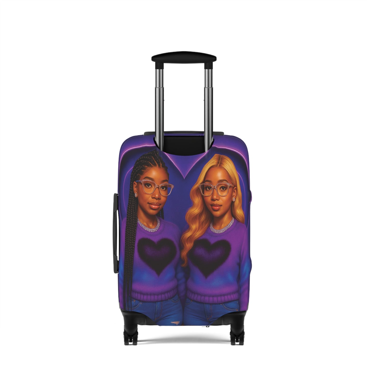 Vibrant Luggage Cover with Heart Design | Travel Accessories, Gift for Travelers, Unique Outfit for Suitcase, Fashionable Airport [...]